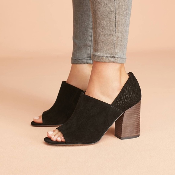 Sarto by Franco Sarto Anthropologie Black Ellison Shooties Shoe Booties NEW NWT - Picture 2 of 8